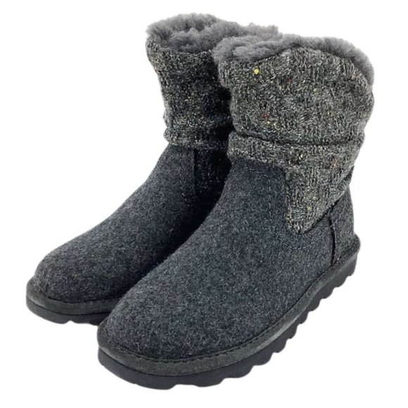 BearPaw | Women's Virginia Winter Boots | Grey | Size 8 - Picture 1 of 7